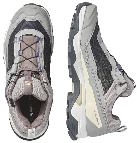 Кроссовки женские Salomon X Ultra 5 Gtx Paloma/Dark Gull Gray/Heron - Фото 2 большая