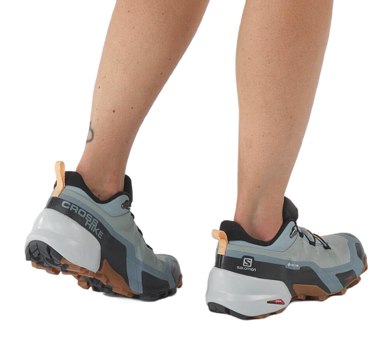 Кроссовки женские Salomon Cross Hike Gtx Slate/Trooper/Almond Cream - Фото 7 большая