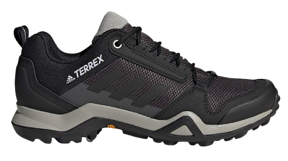 Кроссовки женские Adidas Terrex Ax3 Solid Grey/Core Black/Purple Tint - Фото 1 большая