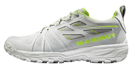Кроссовки женские Mammut Saentis Low Gtx Ice Gray/Highlime - Фото 2 большая