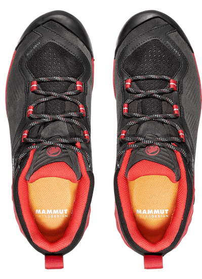 Кроссовки женские Mammut Sapuen Low Gtx Black/Sunset - Фото 3 большая