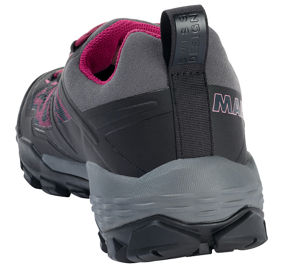 Кроссовки женские Mammut Ducan Low GTX Phantom/Dark Pink - Фото 3 большая