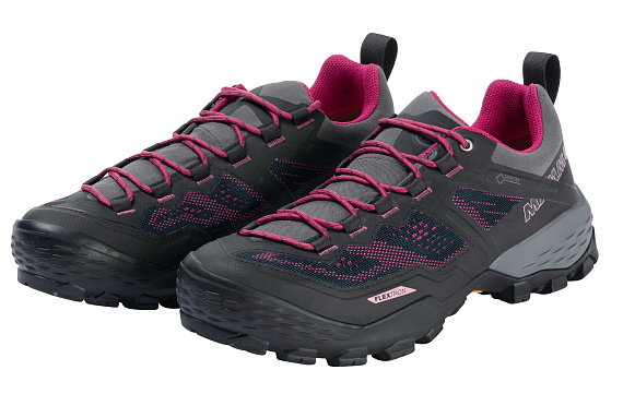 Кроссовки женские Mammut Ducan Low GTX Phantom/Dark Pink - Фото 6 большая
