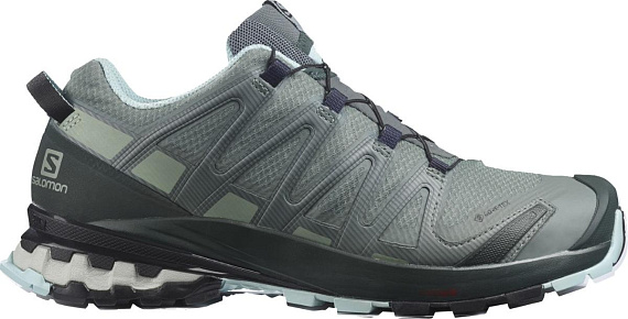 Кроссовки женские Salomon XA Pro 3D V8 Gtx Gr/Green Ga - Фото 2 большая