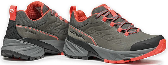Кроссовки женские Scarpa Rush 2 Pro Gtx Titanium/Coral - Фото 6 большая
