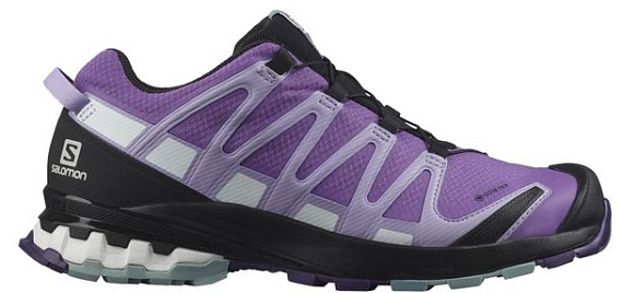 Кроссовки женские Salomon Xa Pro 3D V8 Gtx Royal Lilac - Фото 2 большая