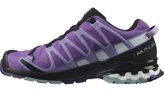 Кроссовки женские Salomon Xa Pro 3D V8 Gtx Royal Lilac - Фото 4 большая