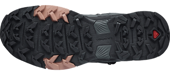 Кроссовки женские Salomon X Ultra 4 Mid Gtx Ebony/Mocha - Фото 5 большая