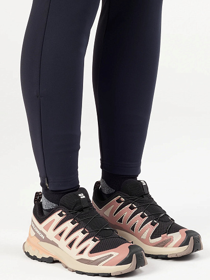 Кроссовки женские Salomon Xa Pro 3D V9 Black/Burlwood/Mahogany Rose - Фото 4 большая