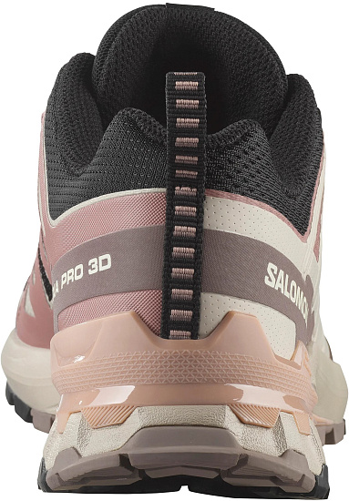 Кроссовки женские Salomon Xa Pro 3D V9 Black/Burlwood/Mahogany Rose - Фото 6 большая
