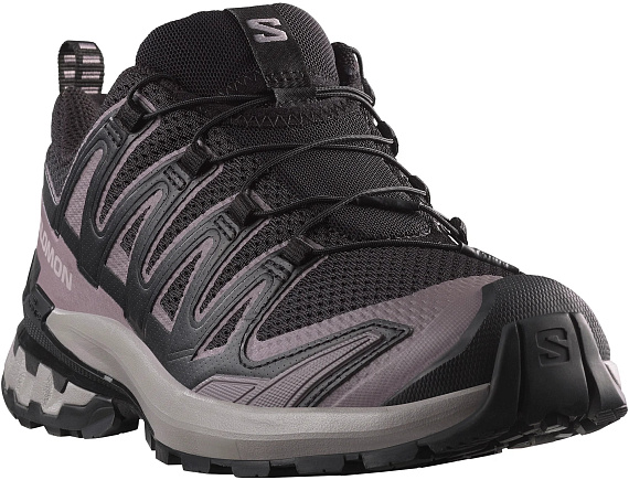 Кроссовки женские Salomon Xa Pro 3D V9 Black/Gull/Excalibur - Фото 5 большая