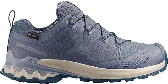 Кроссовки женские Salomon Xa Pro 3D V9 Gtx Grisaille/Tradewinds/Spellbound - Фото 1 большая
