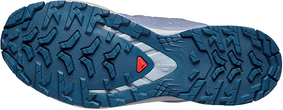 Кроссовки женские Salomon Xa Pro 3D V9 Gtx Grisaille/Tradewinds/Spellbound - Фото 7 большая