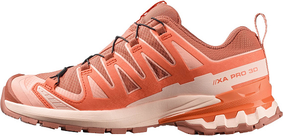 Кроссовки женские Salomon Xa Pro 3D V9 Gtx Pecan Brown/Nectarine/Almond Cream - Фото 3 большая