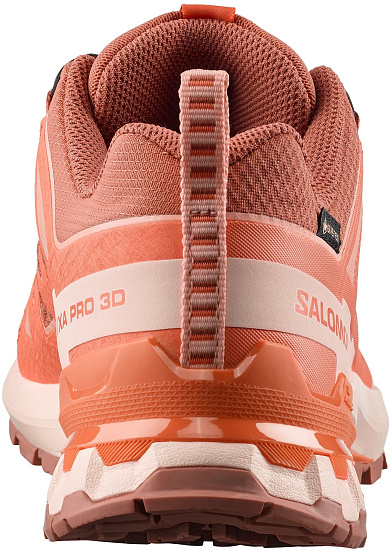 Кроссовки женские Salomon Xa Pro 3D V9 Gtx Pecan Brown/Nectarine/Almond Cream - Фото 6 большая