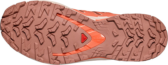 Кроссовки женские Salomon Xa Pro 3D V9 Gtx Pecan Brown/Nectarine/Almond Cream - Фото 7 большая