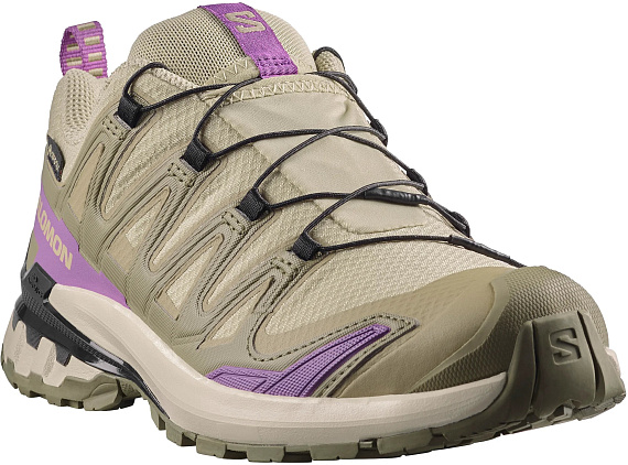 Кроссовки женские Salomon Xa Pro 3D V9 Gtx Bog/Aloe/Concord Grape - Фото 5 большая
