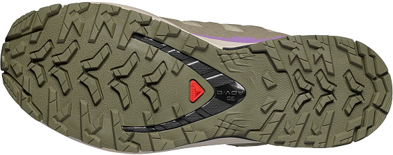 Кроссовки женские Salomon Xa Pro 3D V9 Gtx Bog/Aloe/Concord Grape - Фото 7 большая