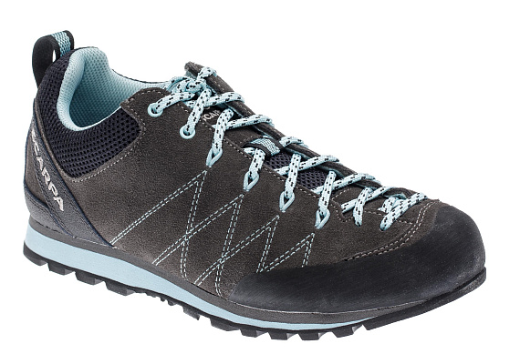 Ботинки женские Scarpa Crux Shark/Blue Radiance - Фото 3 большая