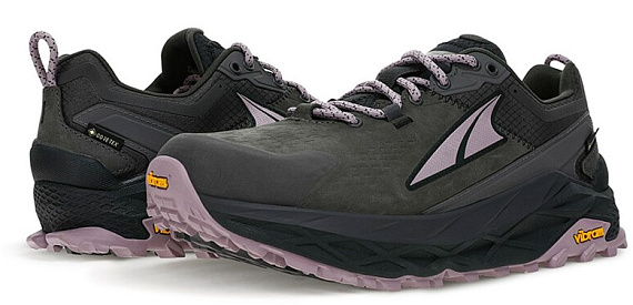 Кроссовки женские Altra Olympus 5 Hike Low Gtx Gray/Black - Фото 4 большая