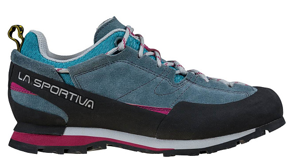 Кроссовки женские La Sportiva Boulder X Slate/Red Plum - Фото 2 большая