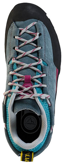 Кроссовки женские La Sportiva Boulder X Slate/Red Plum - Фото 4 большая