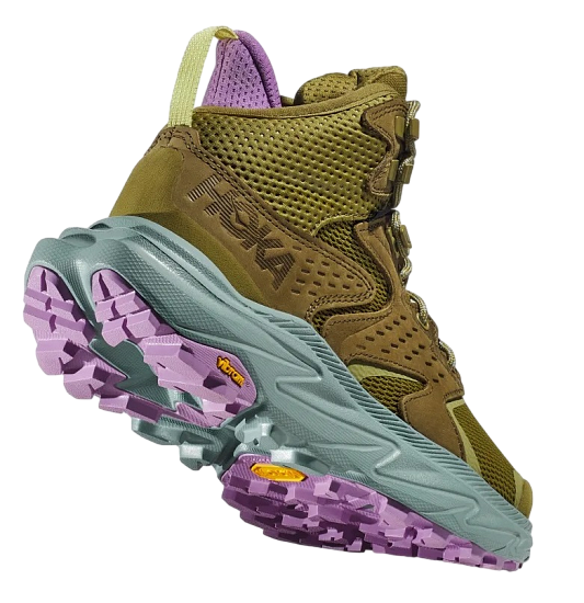 Кроссовки женские Hoka Anacapa 2 Mid Gtx Green Moss/Agave - Фото 4 большая