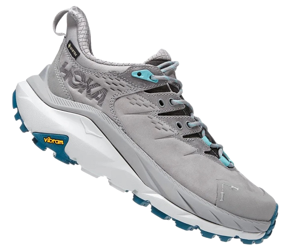 Кроссовки женские Hoka Kaha 2 Low Gtx Sharkskin/Blue Coral - Фото 3 большая