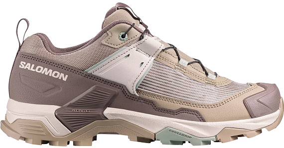 Кроссовки женские Salomon X Ultra 5 Desert Tan/Iron/Green Milieu - Фото 1 большая