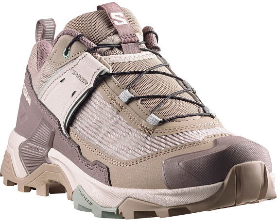 Кроссовки женские Salomon X Ultra 5 Desert Tan/Iron/Green Milieu - Фото 4 большая