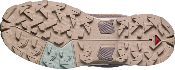 Кроссовки женские Salomon X Ultra 5 Desert Tan/Iron/Green Milieu - Фото 6 большая