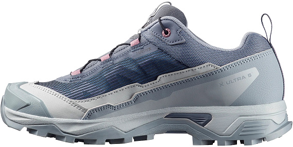 Кроссовки женские Salomon X Ultra 5 Grisaille/Tradewinds/Dusky Orchid - Фото 3 большая