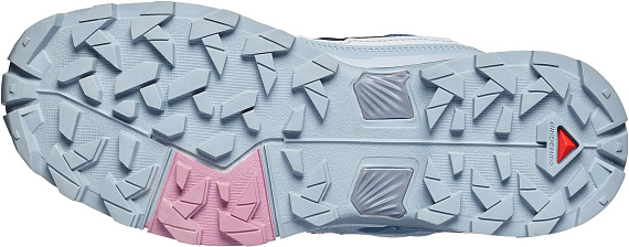 Кроссовки женские Salomon X Ultra 5 Grisaille/Tradewinds/Dusky Orchid - Фото 7 большая