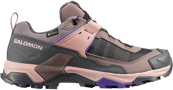 Кроссовки женские Salomon X Ultra 5 Gtx Iron/Shadow Gray/Deep Blue - Фото 1 большая