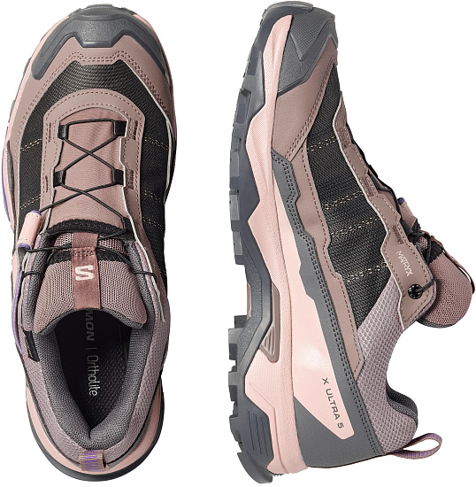 Кроссовки женские Salomon X Ultra 5 Gtx Iron/Shadow Gray/Deep Blue - Фото 2 большая