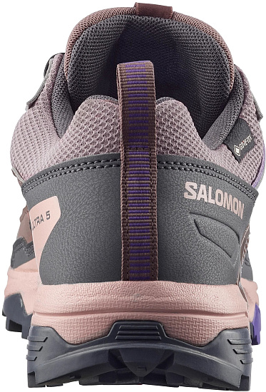 Кроссовки женские Salomon X Ultra 5 Gtx Iron/Shadow Gray/Deep Blue - Фото 3 большая