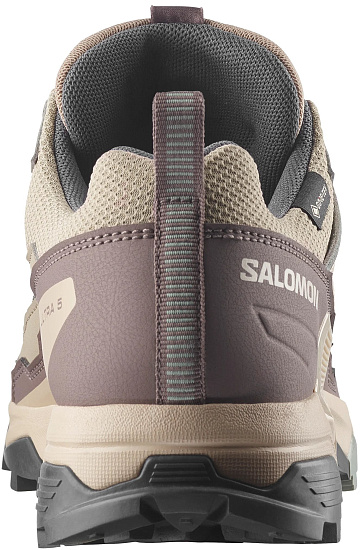 Кроссовки женские Salomon X Ultra 5 Gtx Desert Tan/White Pepper/Green Milieu - Фото 3 большая
