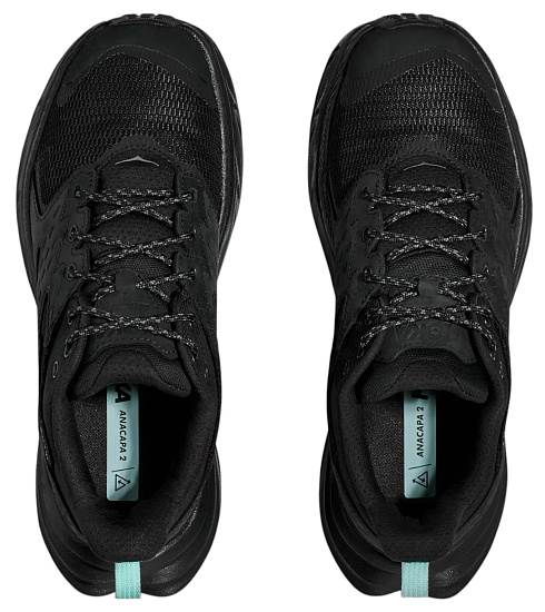 Кроссовки женские Hoka Anacapa 2 Low Gtx Black/Black - Фото 2 большая