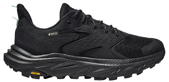 Кроссовки женские Hoka Anacapa 2 Low Gtx Black/Black - Фото 1 большая