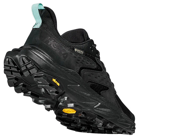 Кроссовки женские Hoka Anacapa 2 Low Gtx Black/Black - Фото 4 большая