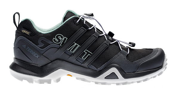 Кроссовки женские Adidas Terrex Swift R2 GTX Core Black/Ash Green - Фото 1 большая
