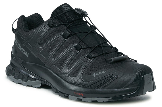 Кроссовки женские Salomon Xa Pro 3D V9 Gtx Black/Phantom/Pewter - Фото 2 большая