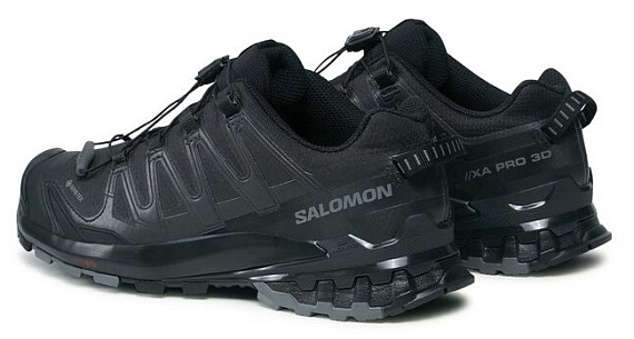 Кроссовки женские Salomon Xa Pro 3D V9 Gtx Black/Phantom/Pewter - Фото 3 большая