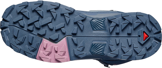 Кроссовки женские Salomon X Ultra 5 Mid Gtx Spellbound/Monument/Dusky Orchid - Фото 6 большая