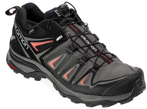 Кроссовки женские Salomon X Ultra 3 GTX Magnet/Bk/Min - Фото 6 большая