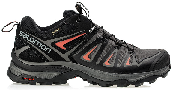 Кроссовки женские Salomon X Ultra 3 GTX Magnet/Bk/Min - Фото 1 большая