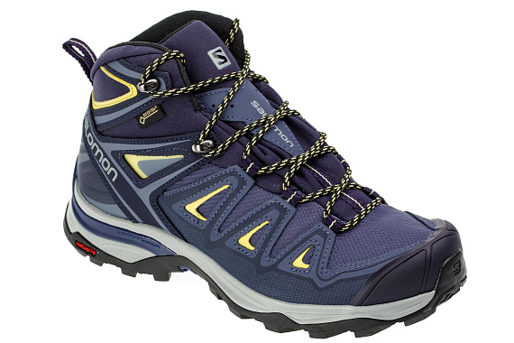 Кроссовки женские Salomon X Ultra Mid 3 Gtx Crown Blue - Фото 5 большая