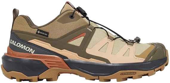 Кроссовки женские Salomon X Ultra 360 Gtx Safari/Hazelnut/Sierra - Фото 1 большая