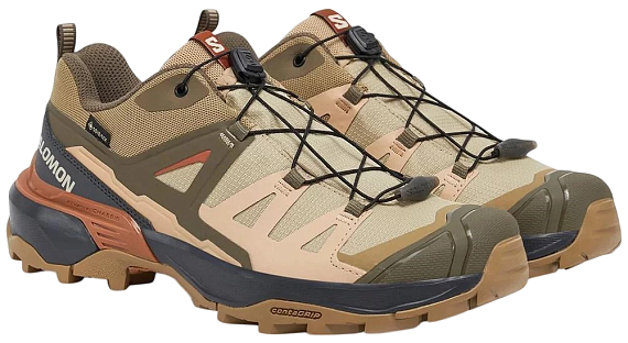 Кроссовки женские Salomon X Ultra 360 Gtx Safari/Hazelnut/Sierra - Фото 4 большая
