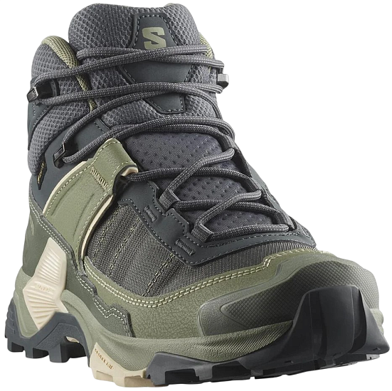 Кроссовки женские Salomon X Ultra 5 Mid Gtx Turbul/Sedsa/Tender - Фото 6 большая